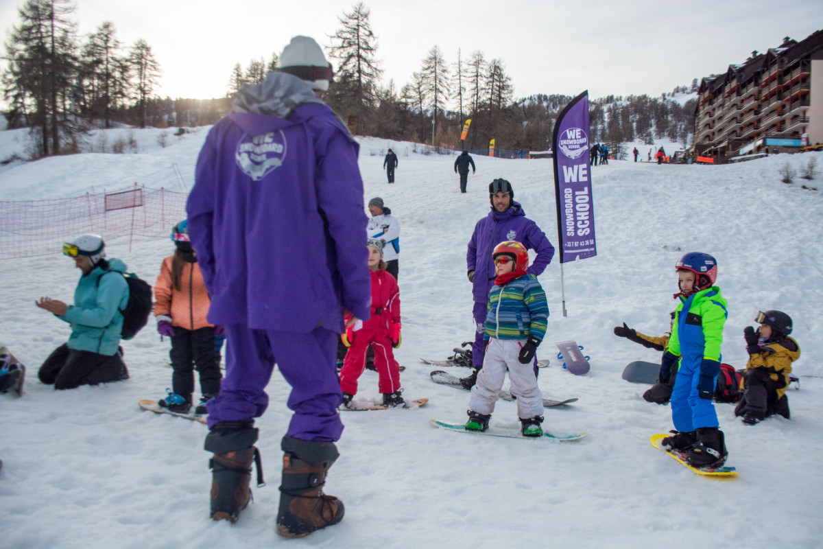 we snowboard school