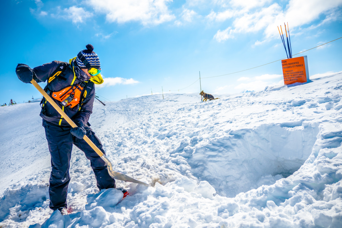 opération secours en avalanche