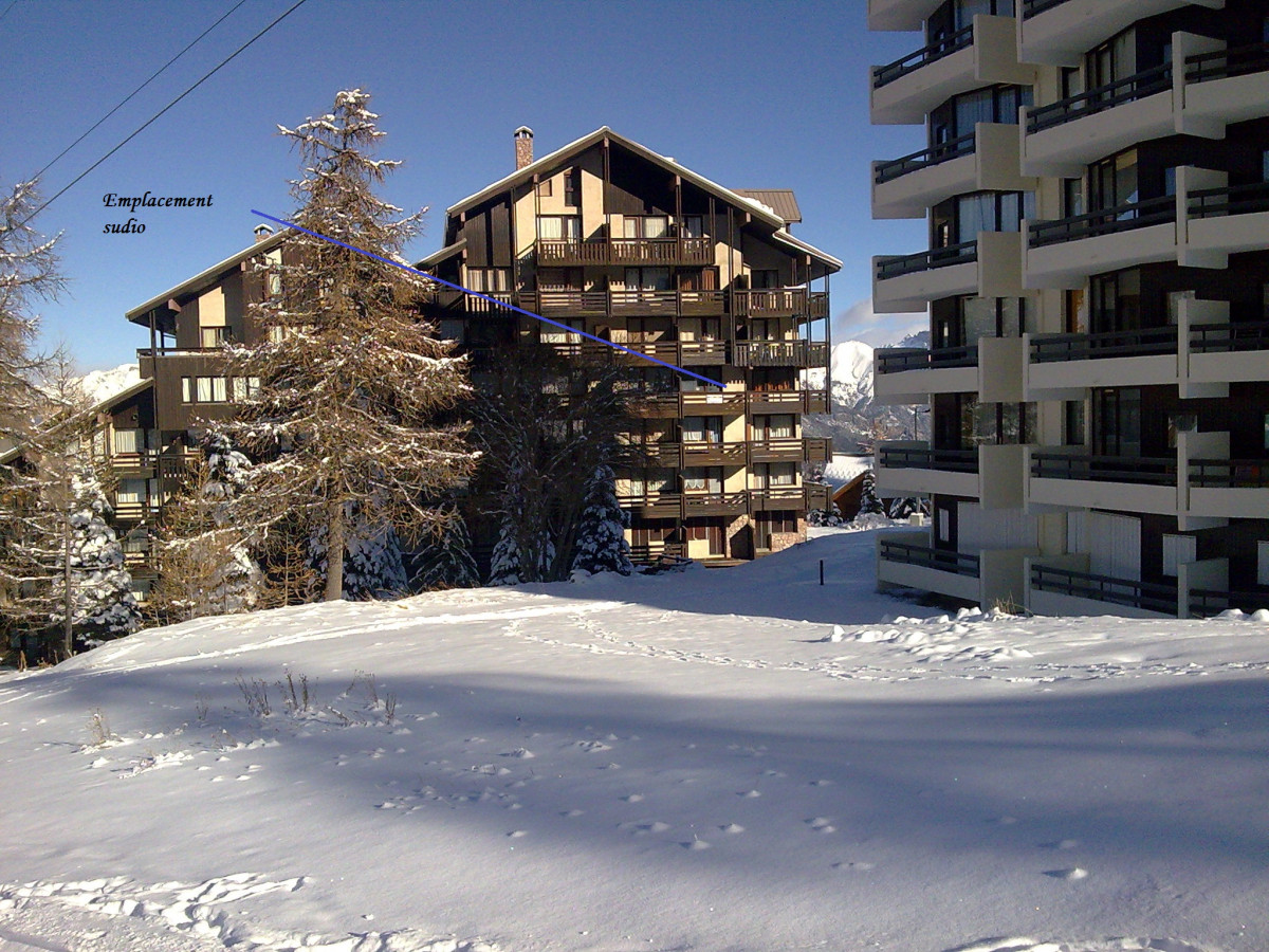 Situation de l'appartement depuis l'extérieur