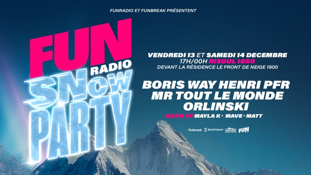 Fun Radio Snow Party Risoul