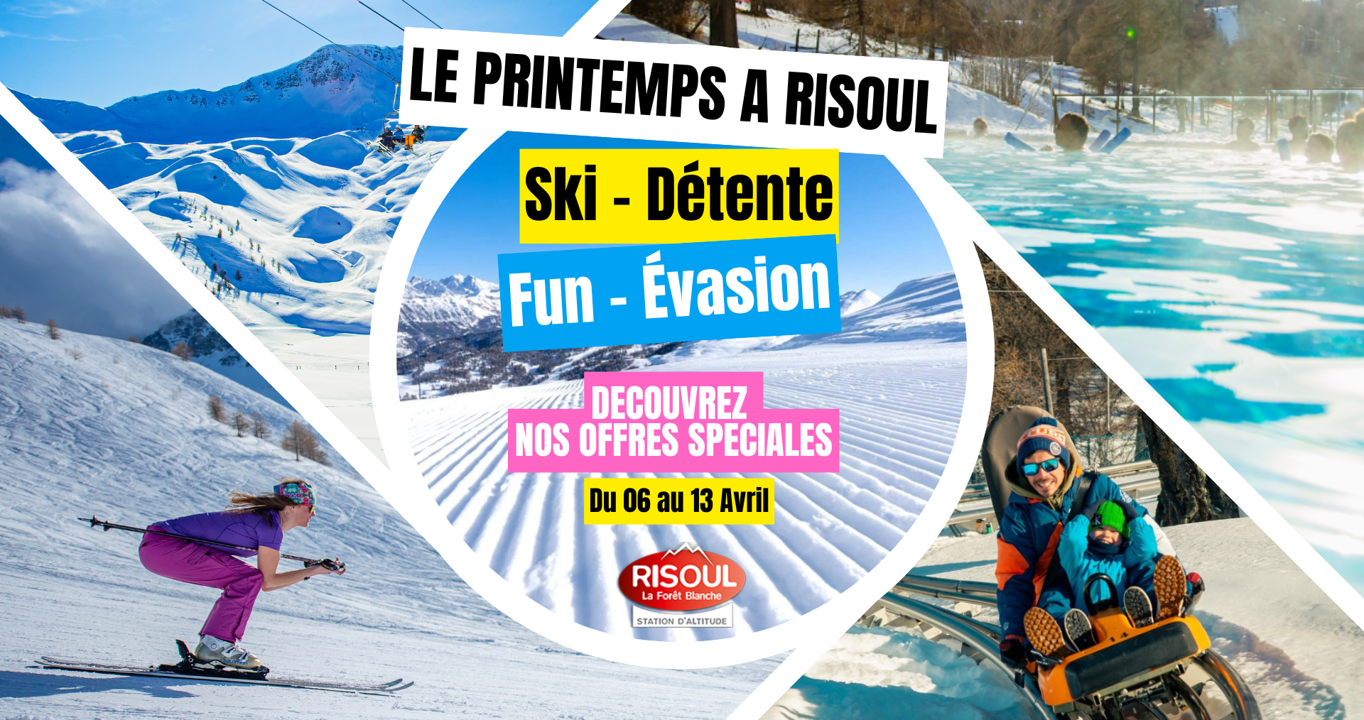 ski de printemps à Risoul du 06 au 13 avril 2025